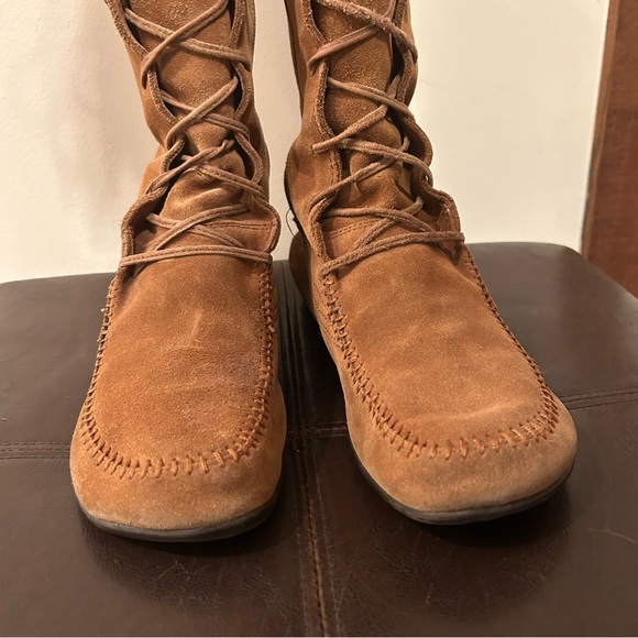 Something Else from Skechers Moccasin Boots Women’s Size 7.5 Leather - Picture 4 of 11